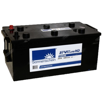 Автомобільний акумулятор Sonnenschein 12V 210AH 1200A L[+] 518х279х240 (70038)