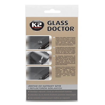 Клей для ремонту вітрового скла/фар K2 GLASS DOCT 0,8 мл (B350)