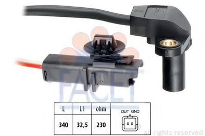 Датчик оборотов коленвала Renault Megane ii 2.0 (06-11) (9.0549) Facet Facet (90549)