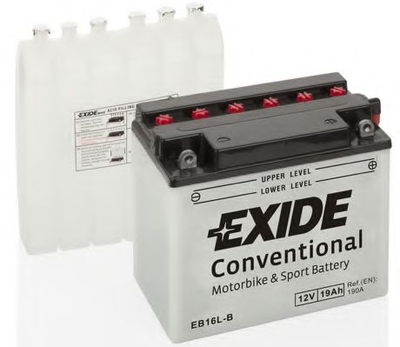 Стартерная батарея (аккумулятор) EXIDE EB16L-B Exide (EB16LB)