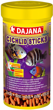 Корм для крупных и средних цихлидов в пеллетах Dajana Cichlid Sticks