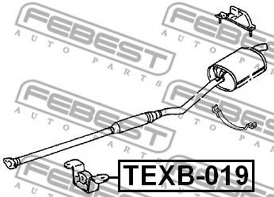 Кронштейн Febest (TEXB019)