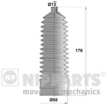 Пильовик рульового механізма Nipparts (N2844028)