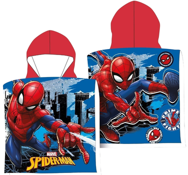 Рушник-пончо для купання Marvel Spiderman 55 x 100 см (8435631344711)