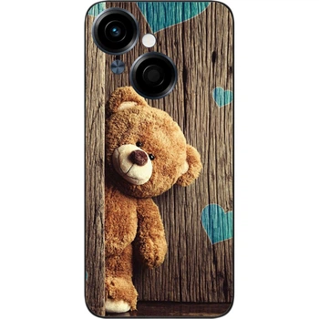 Бампер силиконовый чехол SMTT для Tecno Spark Go 1 (KL4) с картинкой Мишка