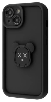 Чехол Мультяшный С Подставкой Pretty Case iPhone 13 Bear X Black