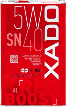 Моторна олива XADO Red Boost 5W-40 SN 4 л (ХА 26269)