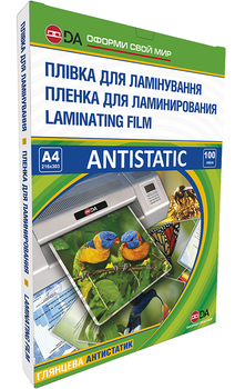 Плівка для ламінування DA глянець A4 216 х 303 мм 100 мкм (11201011208YA)