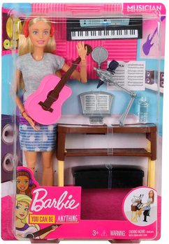 Lalka z akcesoriami Mattel Barbie You Can Be Anything Musician 30 cm (6947731026371)