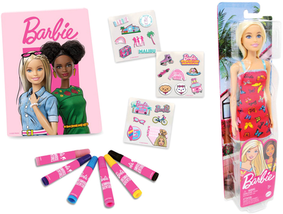 Lalka z akcesoriami Mattel Barbie Trendy Style 2w1 30 cm (8017293448565)