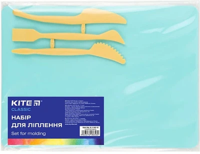 Дошка для пластиліну Classic 180х250мм+3 стека, м'ята