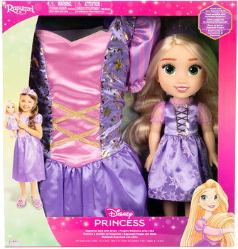 Lalka Jakks Pacific Disney Rapunzel z sukienką dla dziewczynki 38 cm (0192995240490)