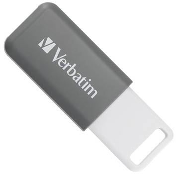 Флеш пам'ять USB Verbatim DataBar 128GB USB 2.0 Grey (49456)