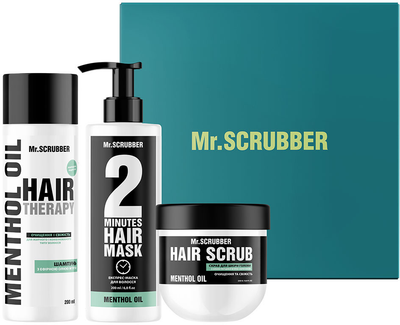 Подарунковий набір Mr.Scrubber Об'єм і свіжість з ментоловою олією (4820200376424)