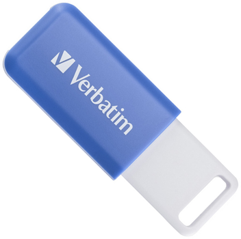 Флеш пам'ять USB Verbatim DataBar 64GB USB 2.0 Blue (49455)