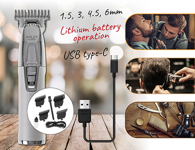 Професійний тример Adler AD 2836s USB