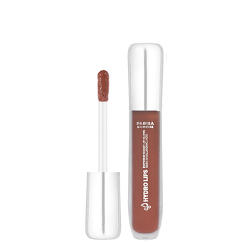 Зволожуючий блиск для губ Parisa Cosmetics Hydro Shine Lip Gloss (PHL-06), 05 Rosewood nude Світло-коричневий