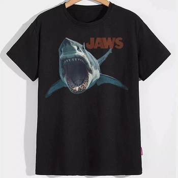 Футболка чоловіча JAWS акула PG07934 goodreclama XL Чорний
