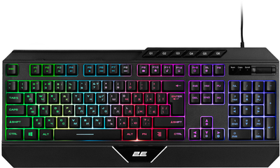 Клавіатура 2E Gaming KG315 RGB USB чорний укр (2E-KG315UBK) 264890