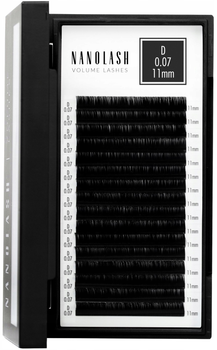 Sztuczne rzęsy Nanolash Volume 0.07 D 11 mm (5905997306218)