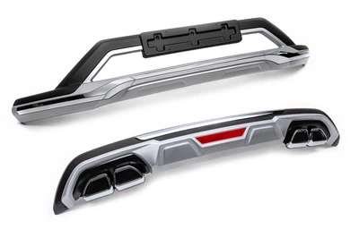 Передня і задня накладки 2019-2024 (2 шт) для Hyundai Tucson TL роки cxk-hy04-100506