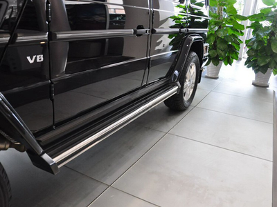 Бокові пороги ОЕМ (2 шт., алюміній) для Mercedes G сlass W463 1990-2018 роки cxk-bz10-1002