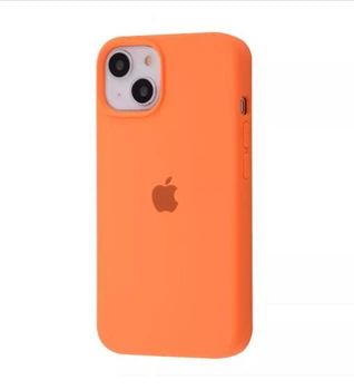 Чохол Premium Silicone Case Full для iPhone 13/14 papaya