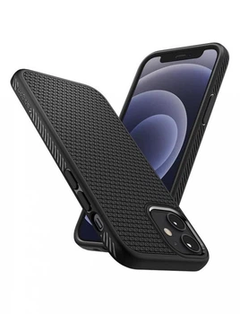 Чехол Spigen для iPhone 12 mini Liquid Air Matte Black (ACS01744)