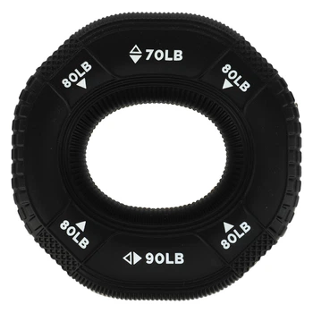 Эспандер кистевой кольцо с тройной нагрузкой SP-Sport 0649 нагрузка 60-70-80LB Black