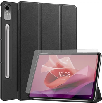 Чохол для планшета AIRON Premium для Lenovo Tab P12 із захисною плівкою та серветкою Black (4822352781107)