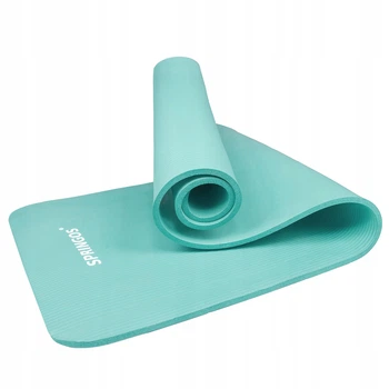 Коврик (мат) для йоги и фитнеса Springos NBR 183 х 61 х 1 см YG0031 Mint