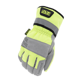 Рукавички тактичні зимові Mechanix Wear Coldwork Hi-Viz Canvas Gauntlet Gloves High-Vis Yellow S (CWKGLT-91)