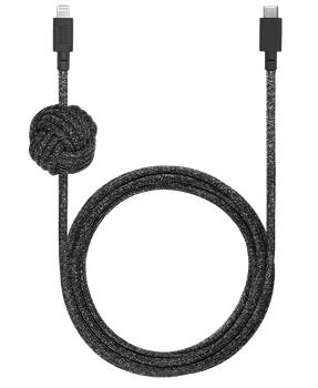 Кабель Native Union Night Cable USB-C to Lightning Cosmos Black (3 m) (NCABLE-CL-COS-AP)