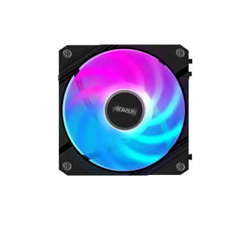 Вентилятор для корпусу Gigabyte 120mm RGB 600-2000 RPM 8.2-29dBA 4-Pin PWM чорний (GP-ECFAN1201)