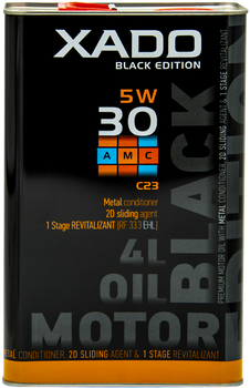 Моторное масло XADO Black Edition 5W-30 C23 АМС 4 л (ХА 25273)