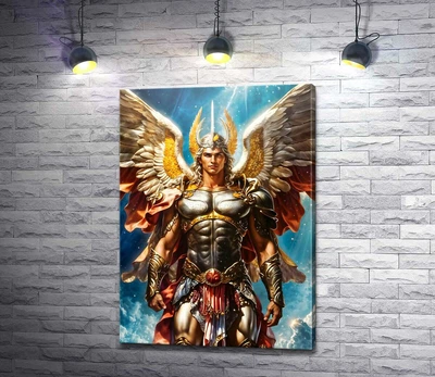 Картина Фентезійний янгол-охоронець 43x60 см Модуль №1 (005557)