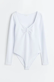 Боди H&M L белый 11101137323