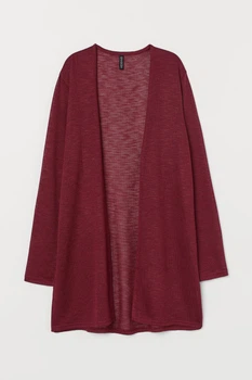 Кардиган H&M S бордовый 1510679854
