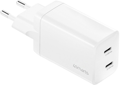 Зарядний пристрій 4smarts 45W Type-C White (4252011905157)