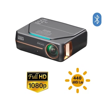 Проектор Everycom YG627W Grey Full HD LED Android 100+ дюймов игровой 26,2 мс
