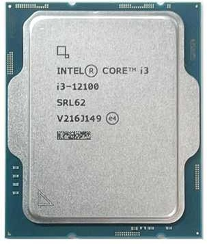 Процесор Intel Core i3-12100 (3.3GHz/12MB, S1700, 60W, Alder Lake) Tray (CM8071504651012)
