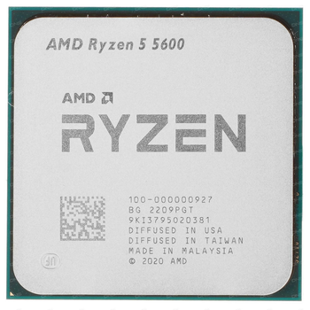 Процесор AMD Ryzen 5 5600 (3.5GHz/32MB, AM4, 65W) Tray (100-000000927)