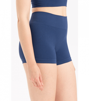 Безшовні короткі шортики в рубчик Formeasy - Formeasy - 9004 - M/L - Mavi/Blue