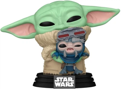Фігурка Funko Pop! Bobble Star Wars Mandalorian Grogu with Anzellan Droidsmith #691 Зіркові воїни Мандалорець Малюк (889698766722)