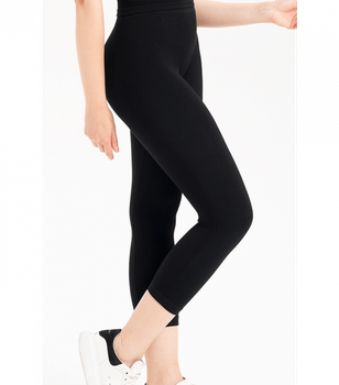 Жіночі безшовні капрі в рубчик Formeasy - Formeasy - 9006 - S/M - Siyah/Nero