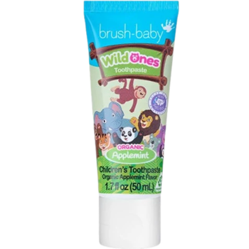 Зубна паста Brush-Baby WildOnes Для дітей 3-6 років (Смак - М'ята) (50 мл.)