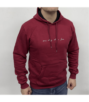 Мужское худи с надписью ONE - HECTOR - 30034 - XL - Rio Red