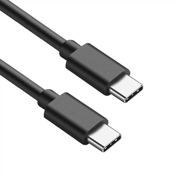 Кабель для быстрой зарядки Apple iPhone 15 16 17 Pro Plus Max Samsung Xiaomi POCO Realme и другие Type-C to Type-C Кабель быстрая зарядка шнурок для зарядки телефона смартфона андроид провод синхронизации 1 м Black LEXEGO QCC-B1