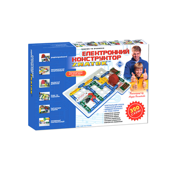Конструктор детский Знаток 320 схем ZNATOK DD055108