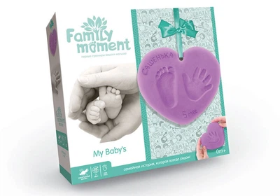 Набор креативного творчества "Family Moment" Danko Toys FMM-01-01 слепок ручки или ножки